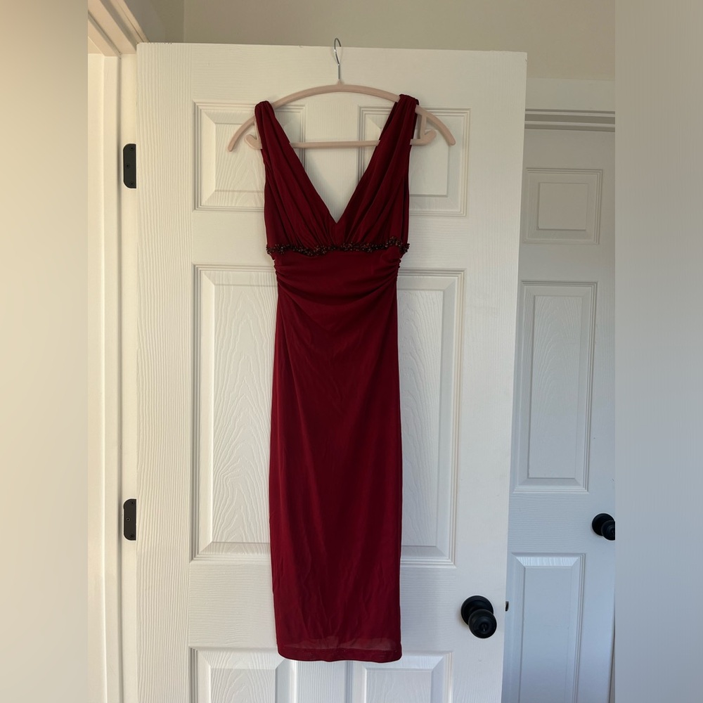 David Meister midi dress size 6